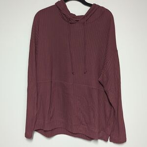 Chaser Maroon Hooded Pullover